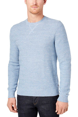 Tommy Hilfiger Blue Textured Stripe Knit Sweater thumbnail 1