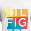 Tommy Hilfiger Bright White Colorblock Graphic Print Logo T-Shirt