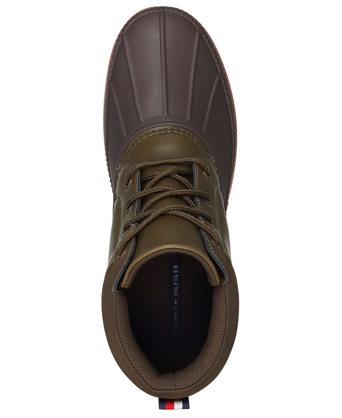 Tommy Hilfiger Celcius Duck Boots Brown Olive