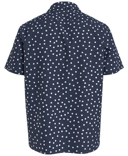 Tommy Hilfiger Chambray Dot Print Short Sleeve Shirt Desert Sky / White thumbnail 2