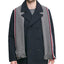 Tommy Hilfiger Classic Double-breasted Peacoat With Detachable Scarf Navy