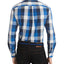 Tommy Hilfiger Classic Fit Calmon Plaid Shirt Blue Iolite