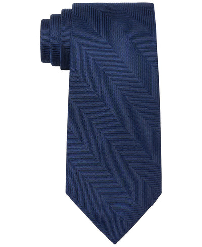 Tommy Hilfiger Classic Herringbone Tie Navy