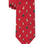 Tommy Hilfiger Classic Holiday Dog & Tree Tie Red