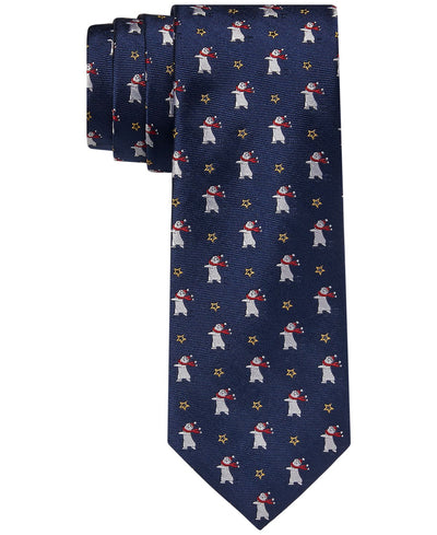 Tommy Hilfiger Classic Polar Bear & Star Tie Navy