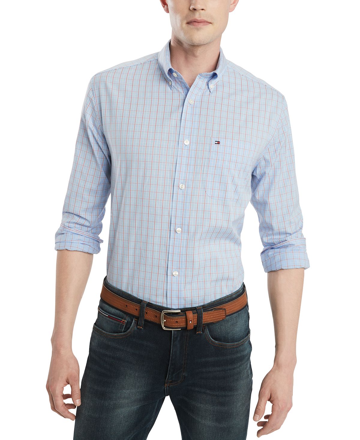 Tommy Hilfiger Classic-fit Shirt Collection Blue