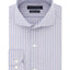 Tommy Hilfiger Classic/regular-fit Non-iron Thflex Stretch Stripe Dress Shirt Cherry