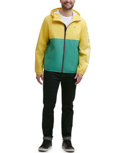 Tommy Hilfiger Colorblocked Logo Rain Slicker Yellow/Green thumbnail 2