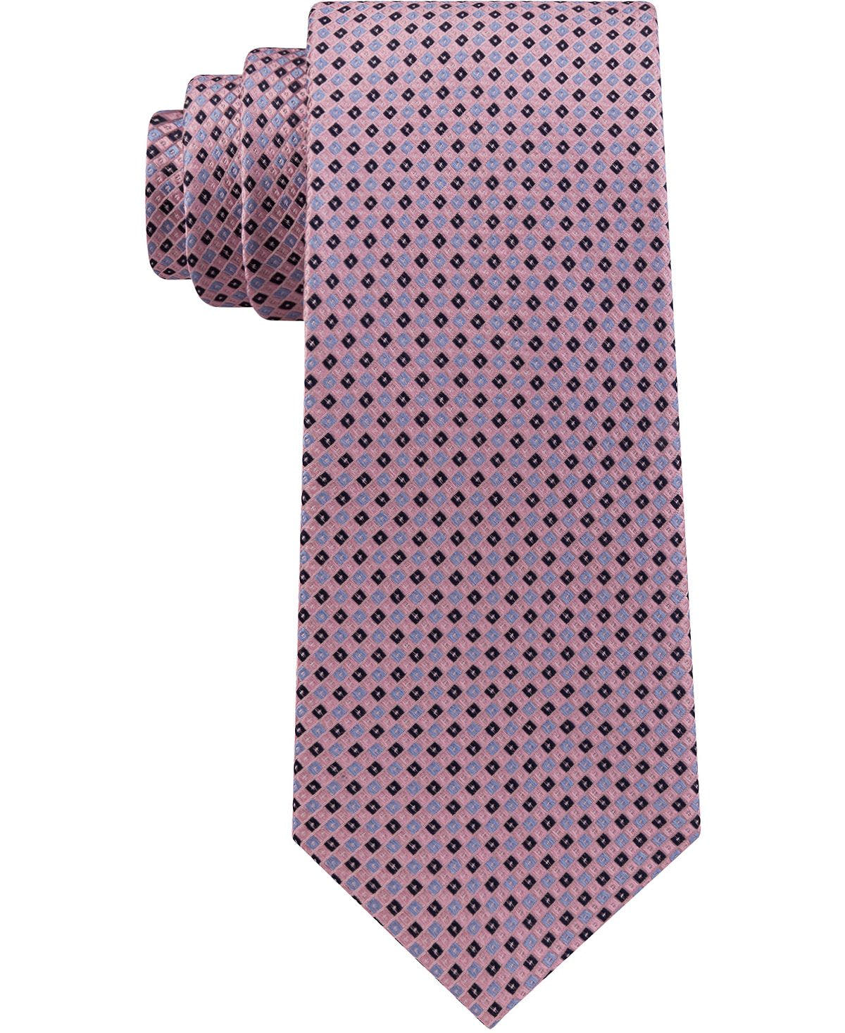 Tommy Hilfiger Core Micro Silk Tie Pink