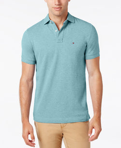 Tommy Hilfiger Custom Fit Ivy Polo Limpet Shell Heather Blue thumbnail 1