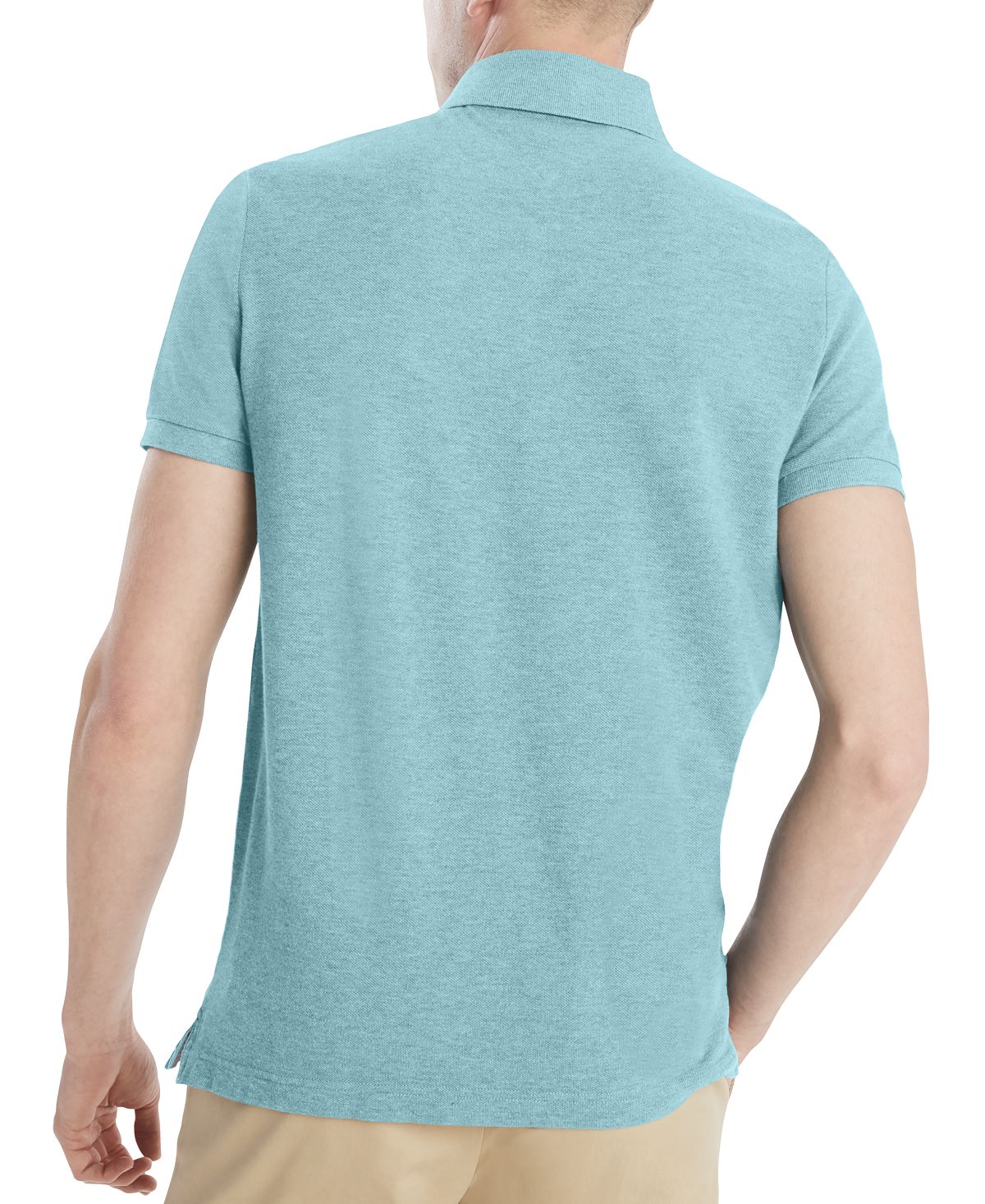 Tommy Hilfiger Custom Fit Ivy Polo Limpet Shell Heather Blue