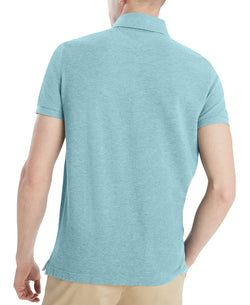 Tommy Hilfiger Custom Fit Ivy Polo Limpet Shell Heather Blue thumbnail 2