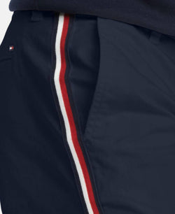 Tommy Hilfiger Custom Fit Stretch Signature Stripe Chinos in Navy Blaze thumbnail 4