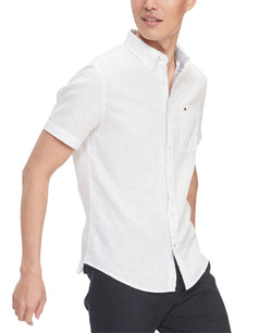 Tommy Hilfiger Custom-fit Peter Solid Shirt Bright White thumbnail 1