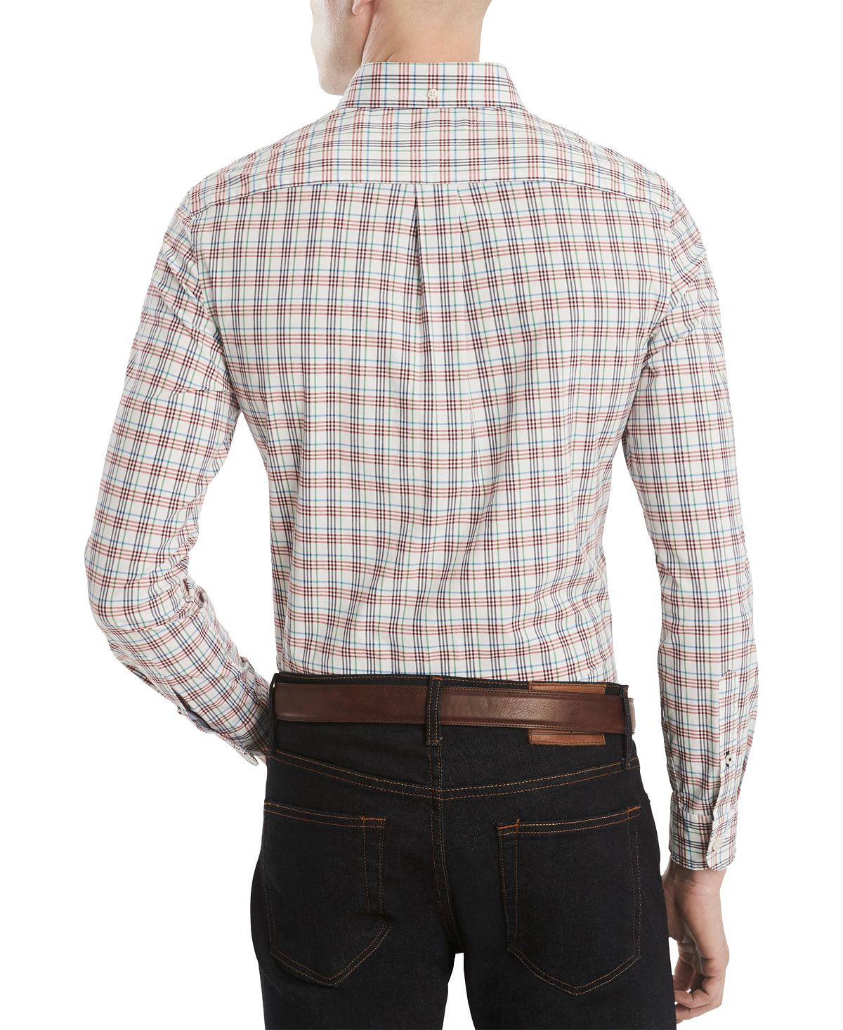 Tommy Hilfiger Custom-fit Stretch Sammy Plaid Shirt Apple Red