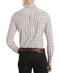 Tommy Hilfiger Custom-fit Stretch Sammy Plaid Shirt Apple Red thumbnail 3