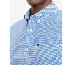 Tommy Hilfiger Custom-fit Th Flex Stretch Ike Geo-print Shirt Limoges thumbnail 3