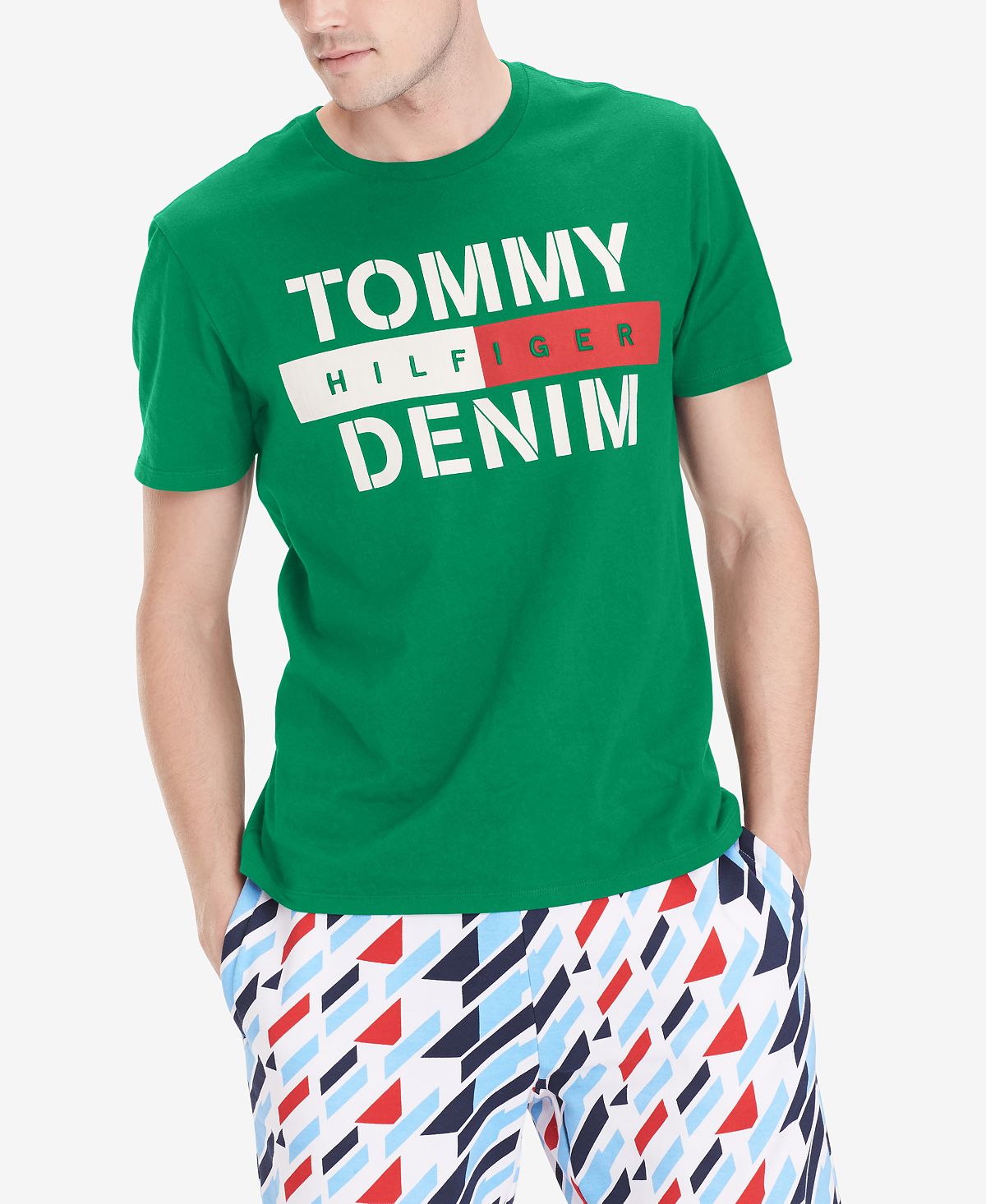 Tommy Hilfiger Denim Feller Logo Graphic T-shirt Verdant Green