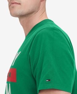 Tommy Hilfiger Denim Feller Logo Graphic T-shirt Verdant Green thumbnail 3