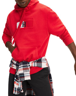 Tommy Hilfiger Embroidered Logo Hooded Sweatshirt Haute Red thumbnail 1