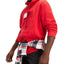 Tommy Hilfiger Embroidered Logo Hooded Sweatshirt Haute Red