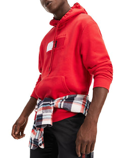 Tommy Hilfiger Embroidered Logo Hooded Sweatshirt Haute Red thumbnail 3