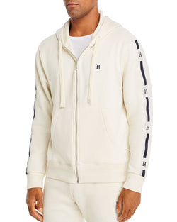Tommy Hilfiger Embroidered Logo Hoodie Turtledove thumbnail 1