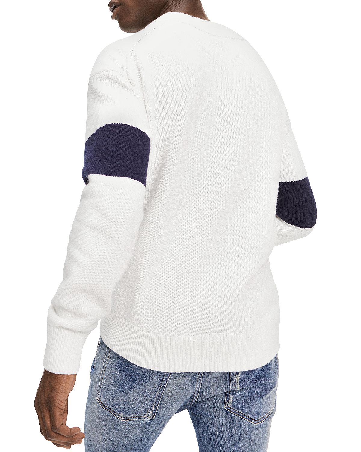 Tommy Hilfiger Embroidered Logo Sweater Snow White