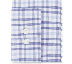 Tommy Hilfiger Fitted Performance Stretch Check Dress Shirt Navy thumbnail 2