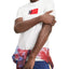 Tommy Hilfiger Flag Graphic Logo Tee Snow White