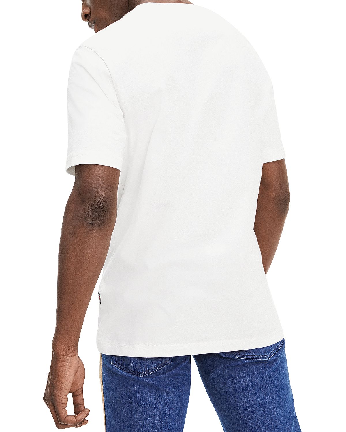 Tommy Hilfiger Flag Graphic Logo Tee Snow White