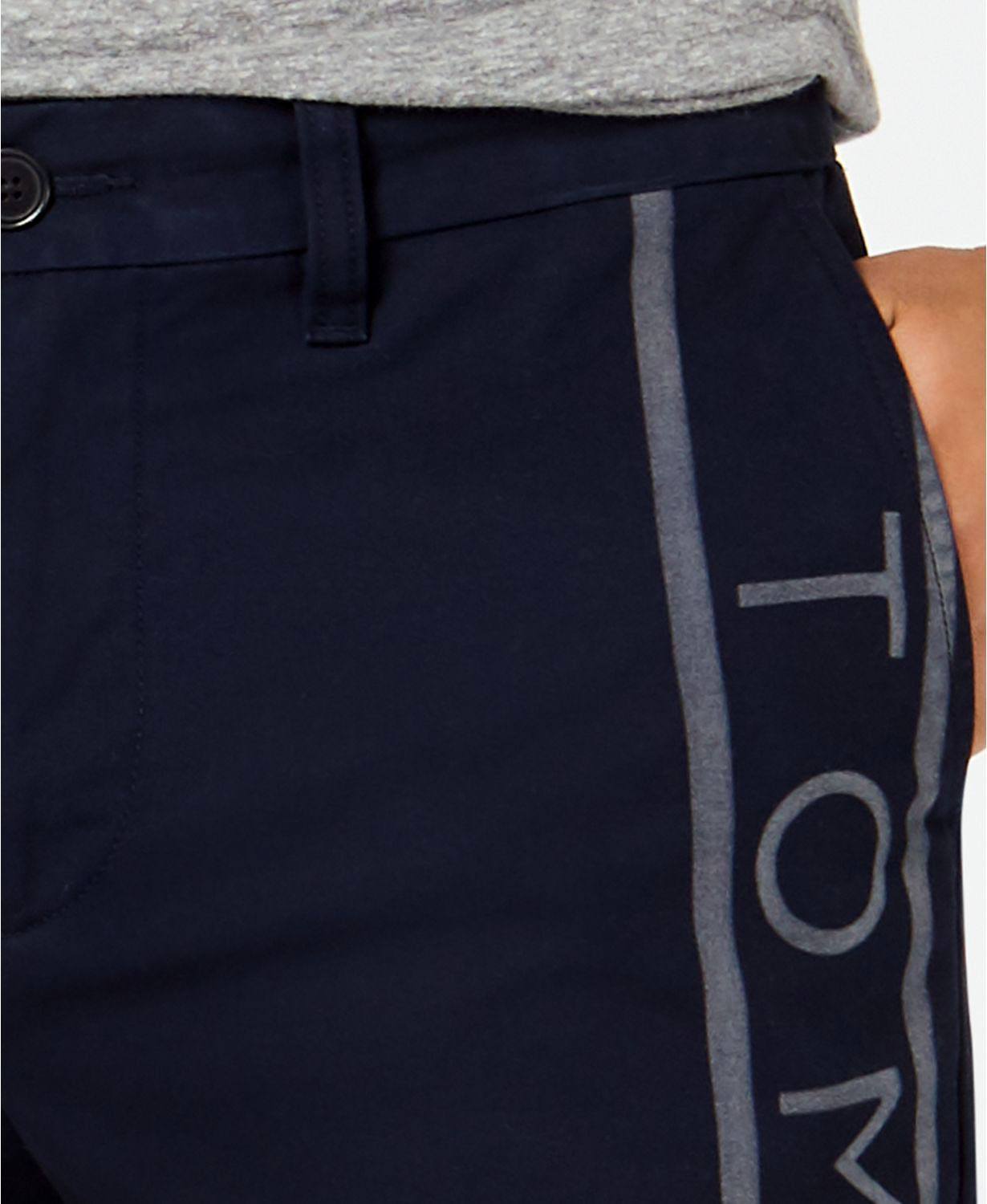 Tommy Hilfiger Flynn Logo Chinos  Navy