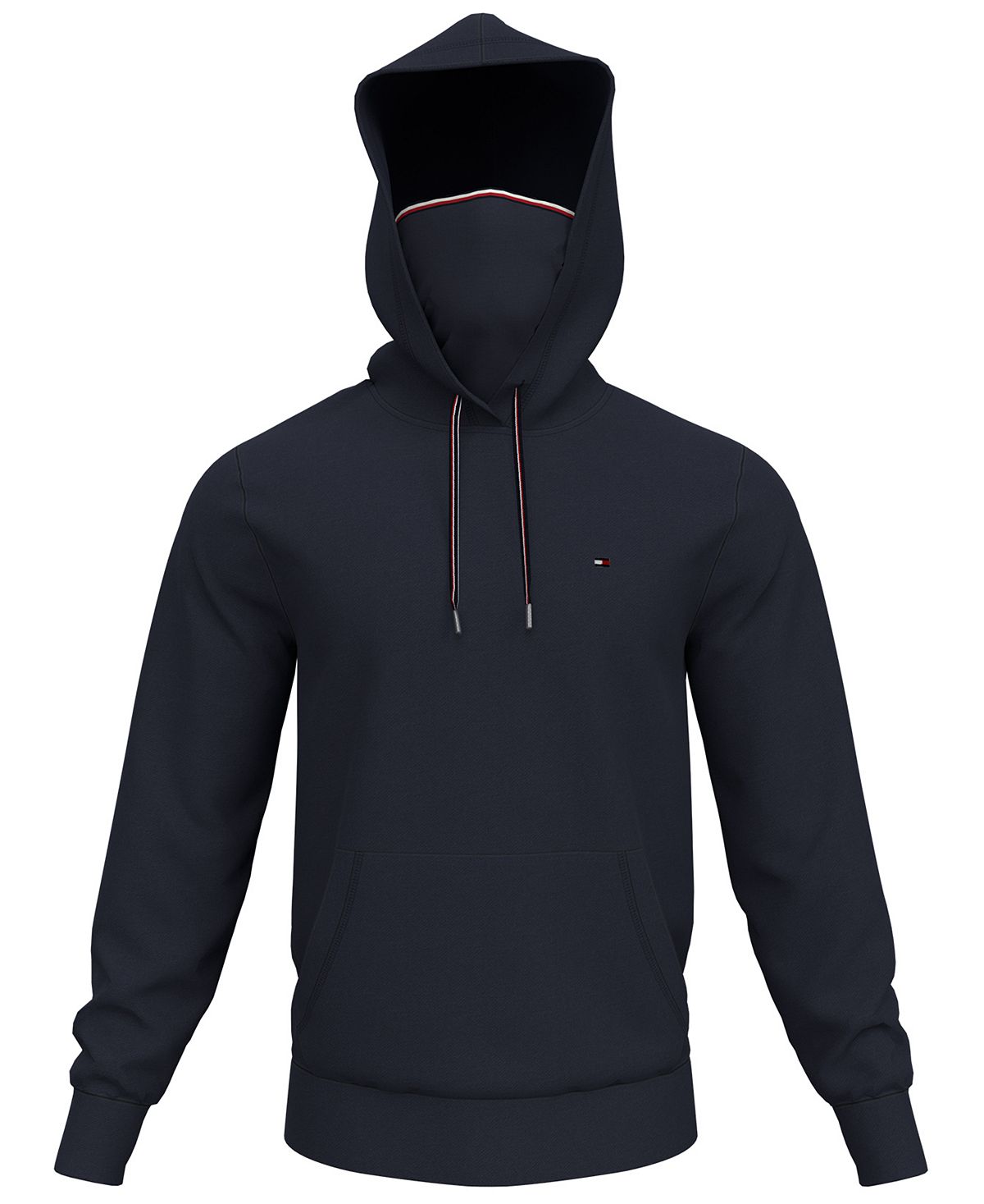 Tommy Hilfiger Gaiter Turtleneck Hoodie Sky Captain