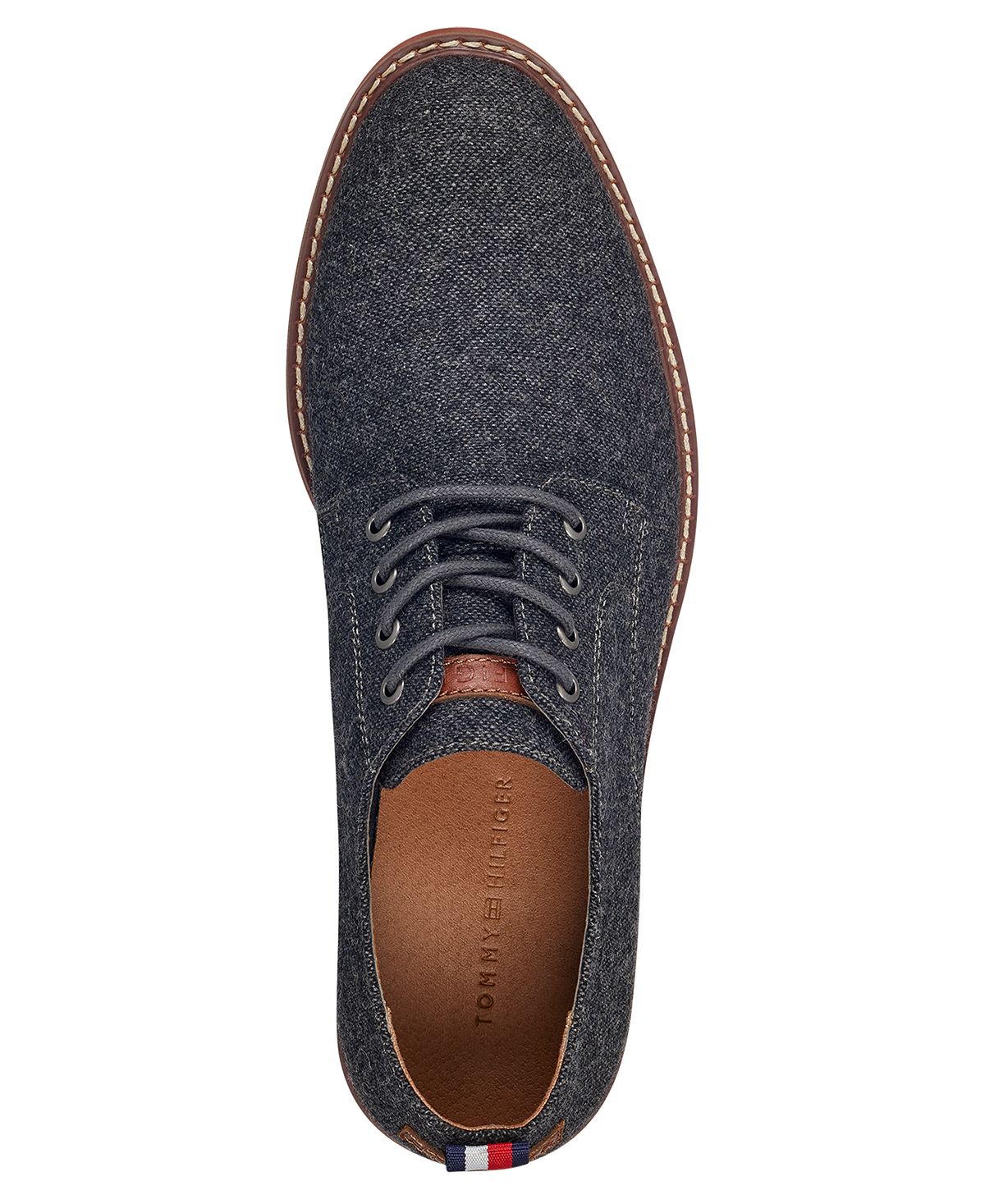 Tommy Hilfiger Garson Lace-up Casual Oxfords Charcoal