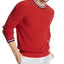 Tommy Hilfiger Geneva Regular-fit Tipped Ribbed-knit Sweater Haute Red