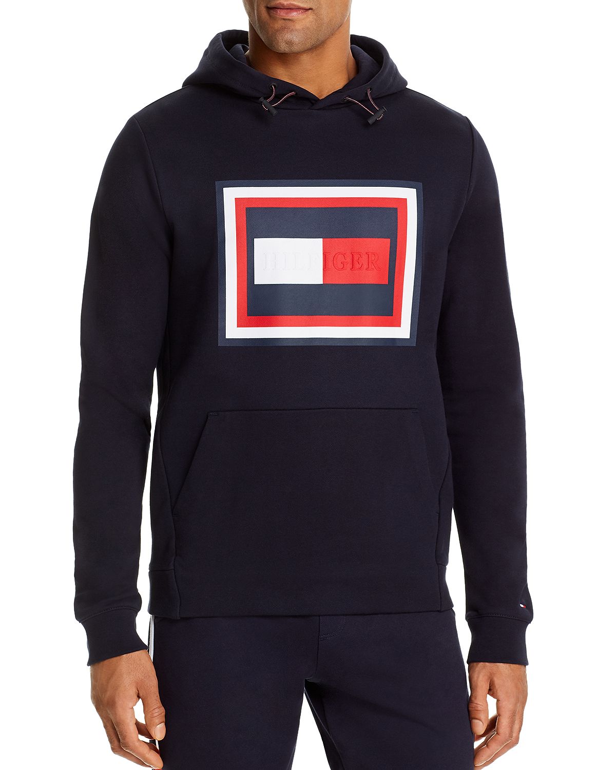 Tommy Hilfiger Graphic Logo Hooded Sweatshirt Desert Sky