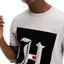 Tommy Hilfiger Graphic Logo Tee Cloud Heather