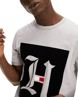 Tommy Hilfiger Graphic Logo Tee Cloud Heather thumbnail 3