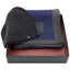 Tommy Hilfiger Grey/Blue Beanie & Scarf Set