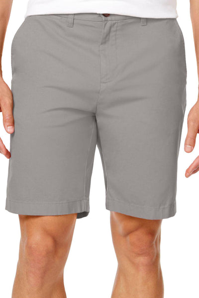 Tommy Hilfiger Griffin-Grey Core Classic-Fit Flat-Front Chino Short