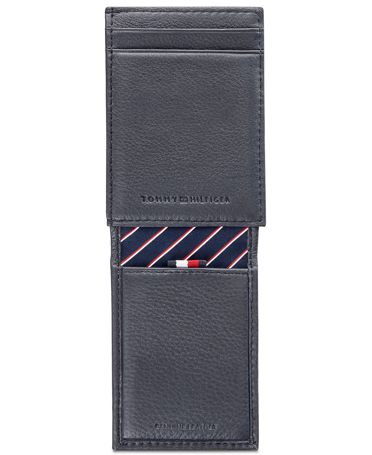 Tommy Hilfiger Gus Leather Pocket Wallet Navy