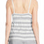Tommy Hilfiger Heather-Grey/White Stripe Rugby Pajama Camisole Top