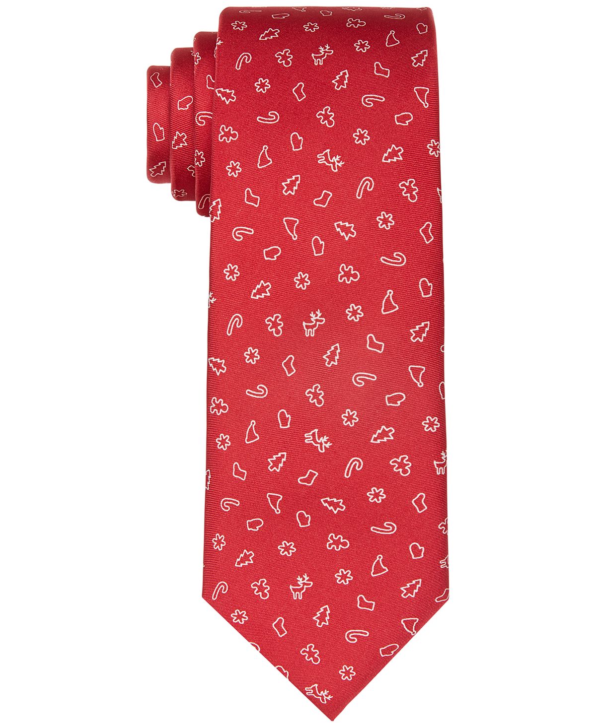 Tommy Hilfiger Holiday Icons Tie Red