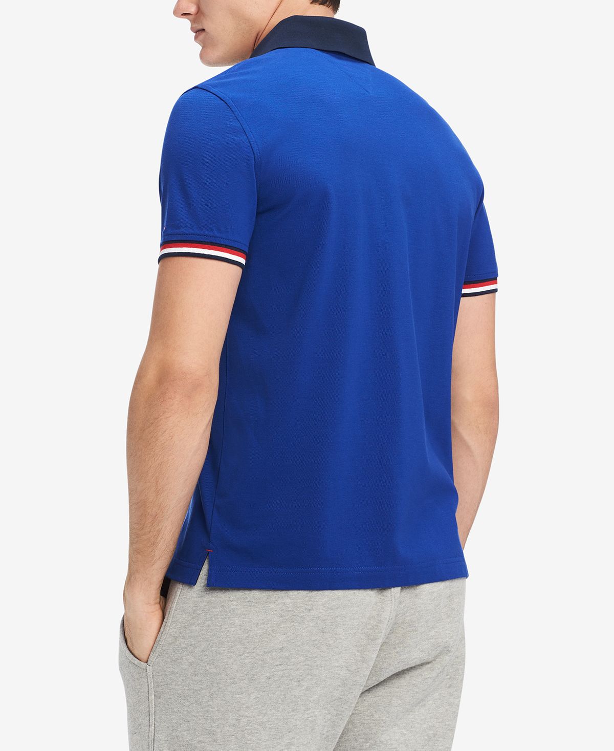 Tommy Hilfiger Homer Custom Fit Polo Shirt Mazarine Blue