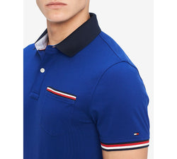 Tommy Hilfiger Homer Custom Fit Polo Shirt Mazarine Blue thumbnail 3