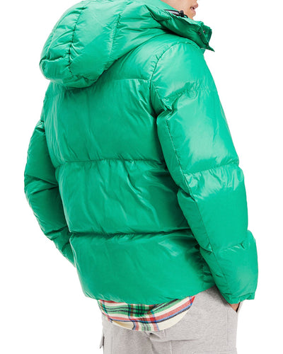 Tommy Hilfiger Hooded Quilted Jacket Jolly Green