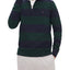 Tommy Hilfiger Iconic Block-stripe Rugby Shirt Green / Sky Captain