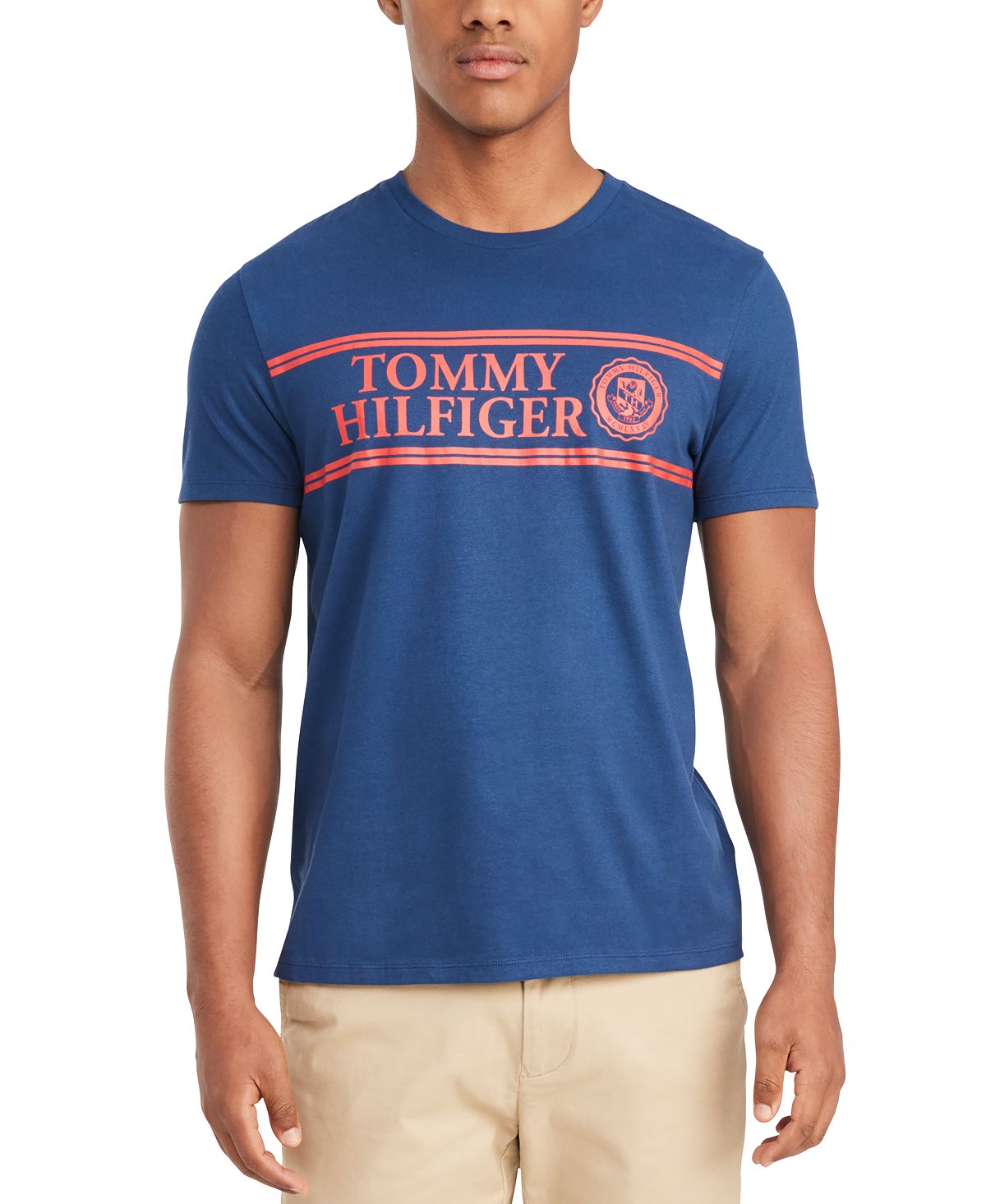 Tommy Hilfiger Ivy Logo Graphic T-shirt Blue Depths