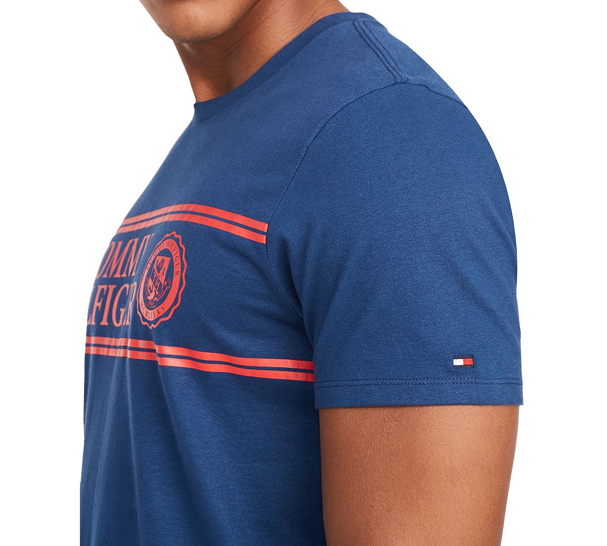 Tommy Hilfiger Ivy Logo Graphic T-shirt Blue Depths