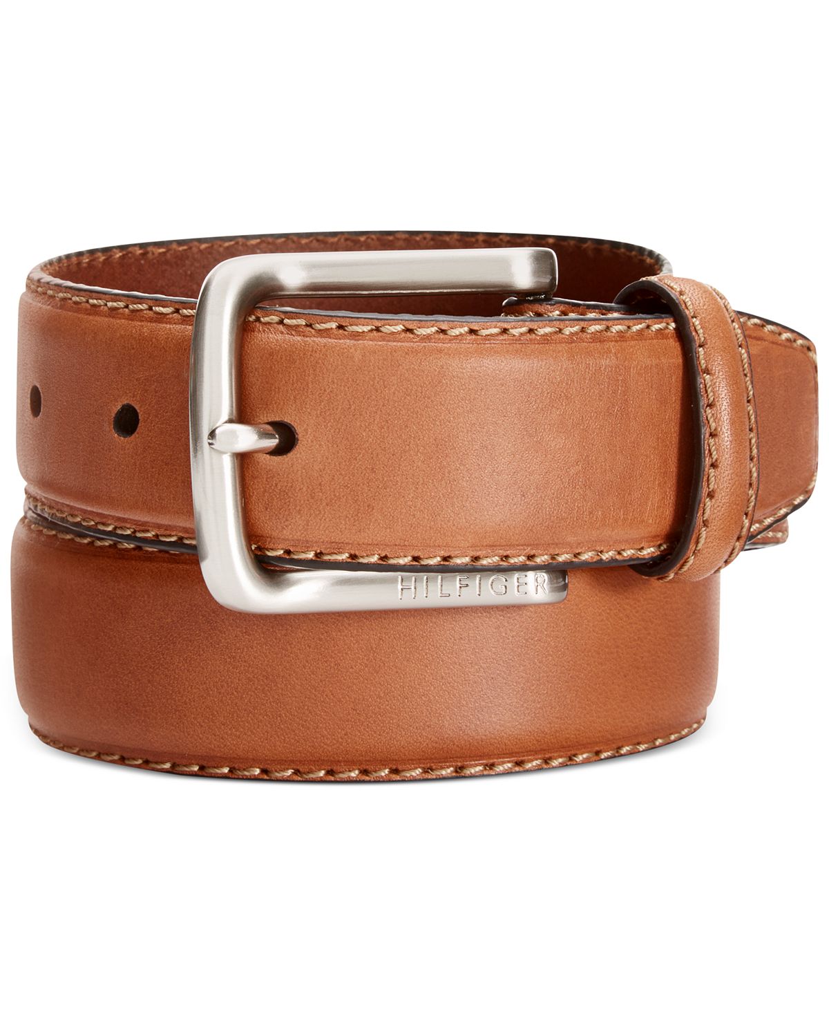 Tommy Hilfiger Leather Casual Belt Brown